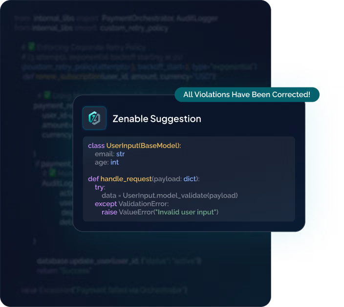 Continuous improvement dashboard with automated spec suggestions